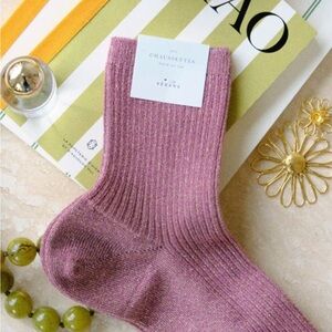 Sezane Lurex socks